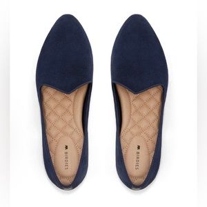 Birdies The Heron Navy Suede Size 7.5